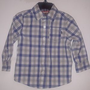 Baby B'Gosh Blue Plaid Shirt